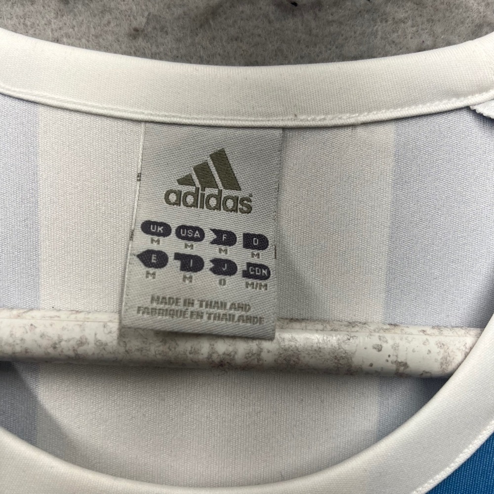 Adidas Argentina National Team Soccer Jersey Blue White Striped AFA Mens Medium - Picture 6 of 10